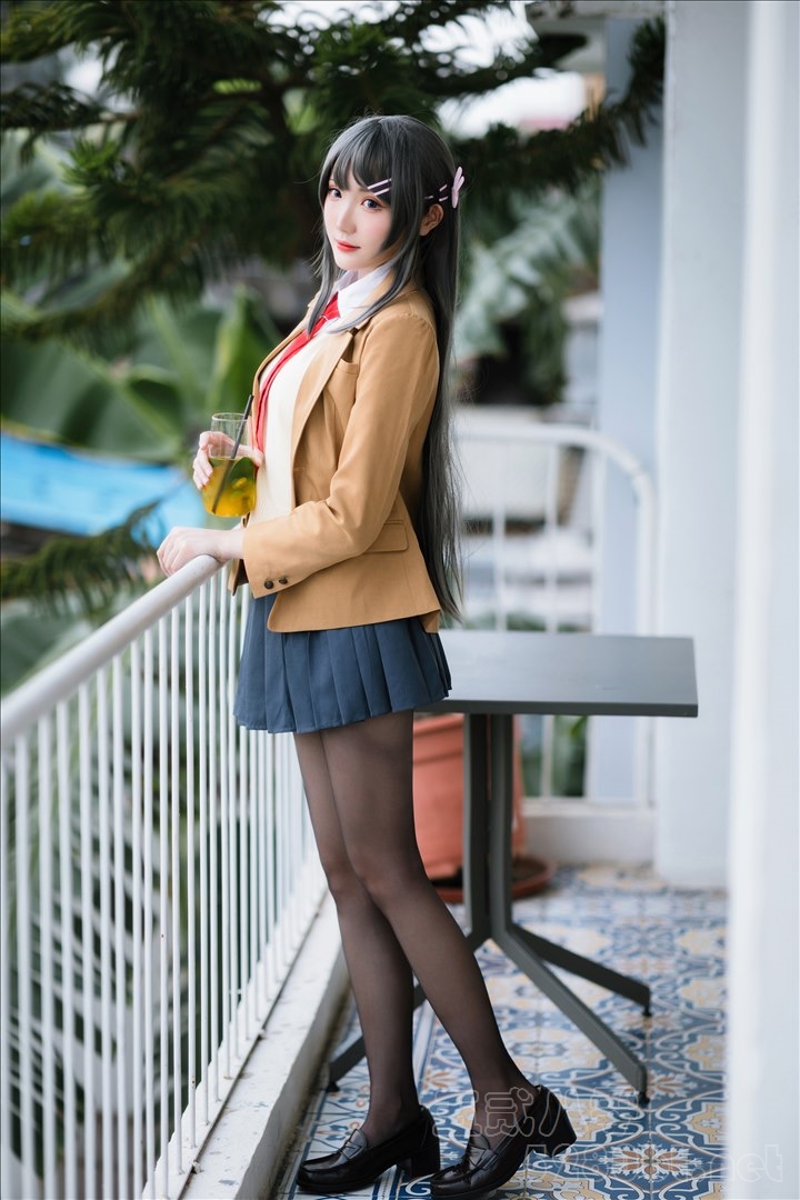 Coser@瓜希酱 VOL.093 樱岛麻衣 校服[20P-42.2M]推荐预览图