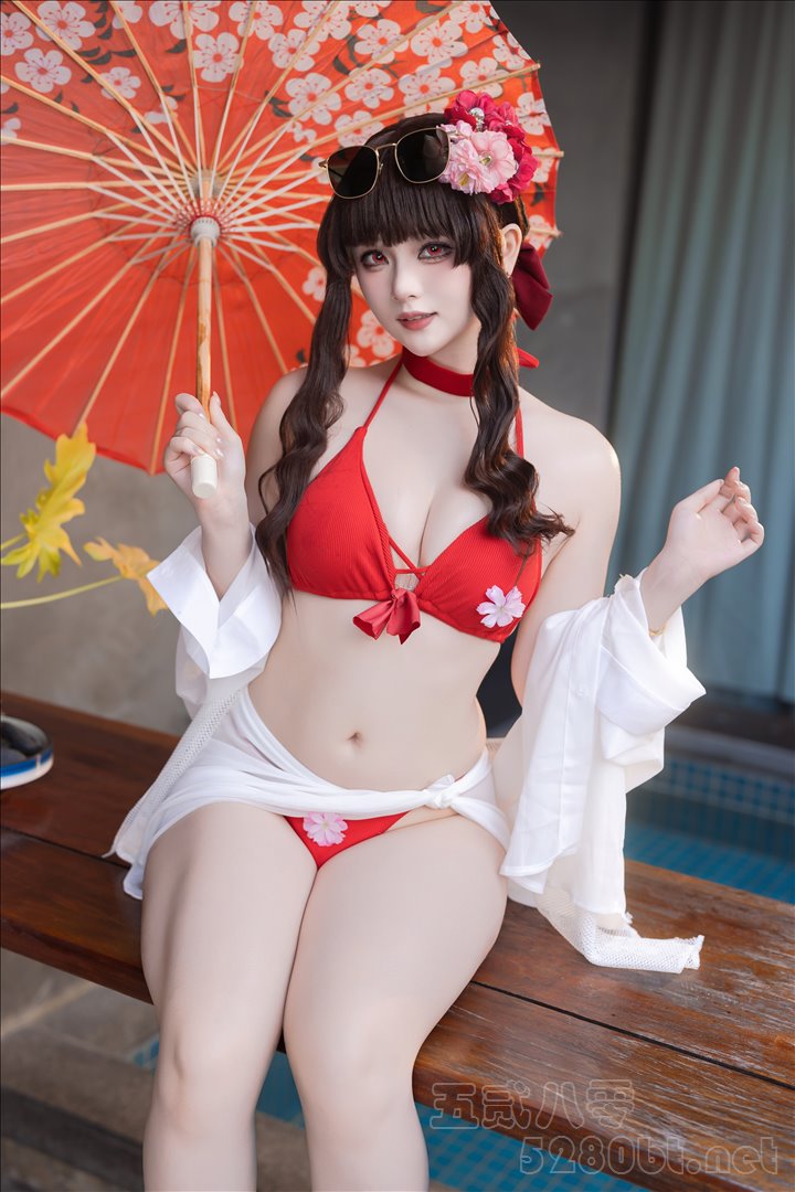 屿鱼 – No.052 樱花泳装[80P-979.5M]推荐预览图